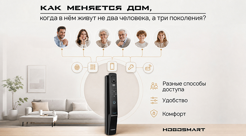 Как меняется дом, когда в нём живут не два человека, а три поколения?